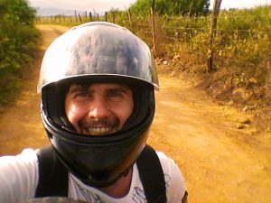 Blog Spiragli di Luce, spiritualitá, Elvio Rocchi in moto a Neiva