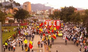Manifestazione per la pace, Bogotá