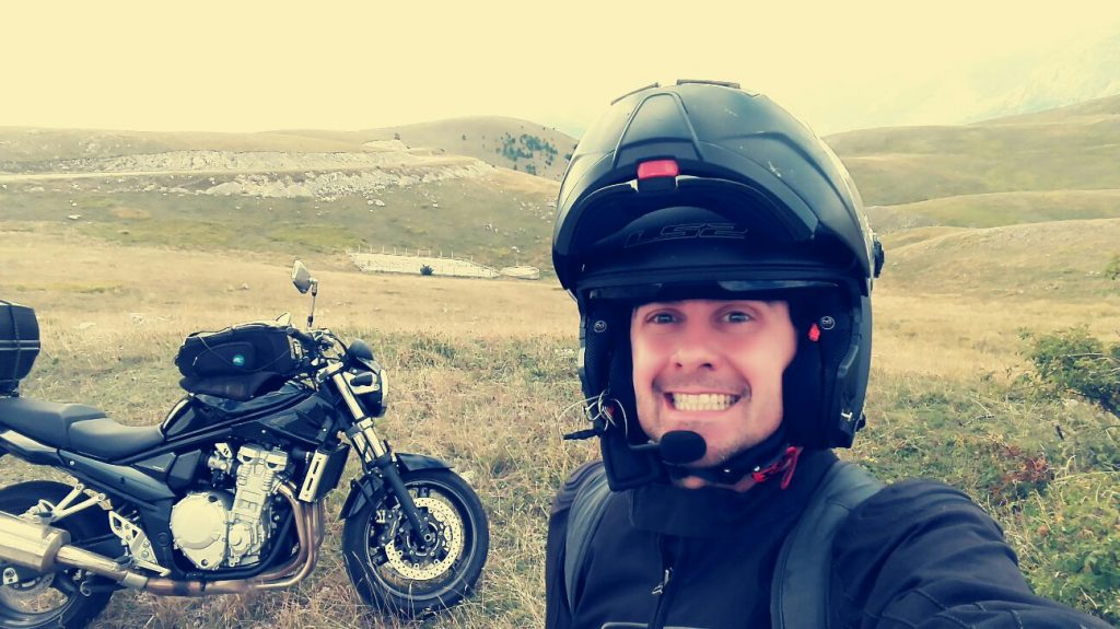 scatto durante un viaggio in moto in Italia