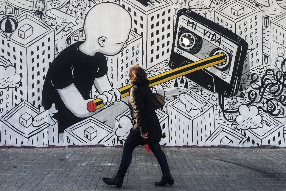 Opera dello street artist Millo, nel blog lo intervisto