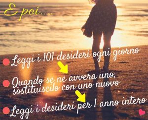 Passi per realizzare la tecnica dei desideri