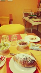colazione al B&B portacastello, basilicata