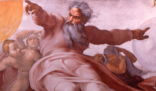 dio cattivo che punisce
