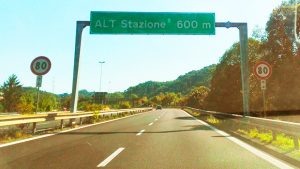 Cartello del Casello Autostrada