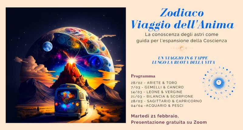 zodiaco viaggio dell'anima (5) segni zodicali corso astrologia